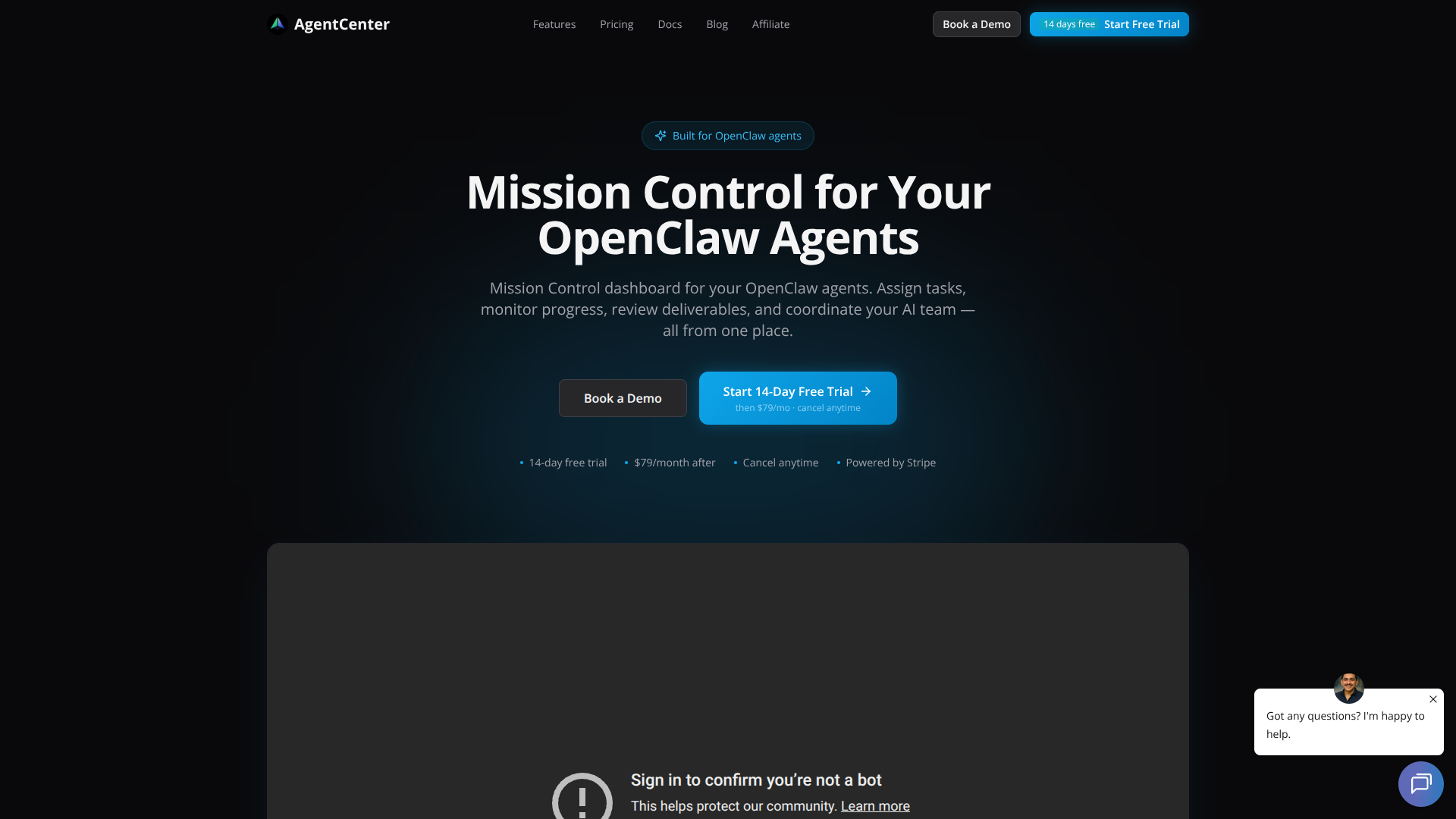 AgentCenter for OpenClaw logo