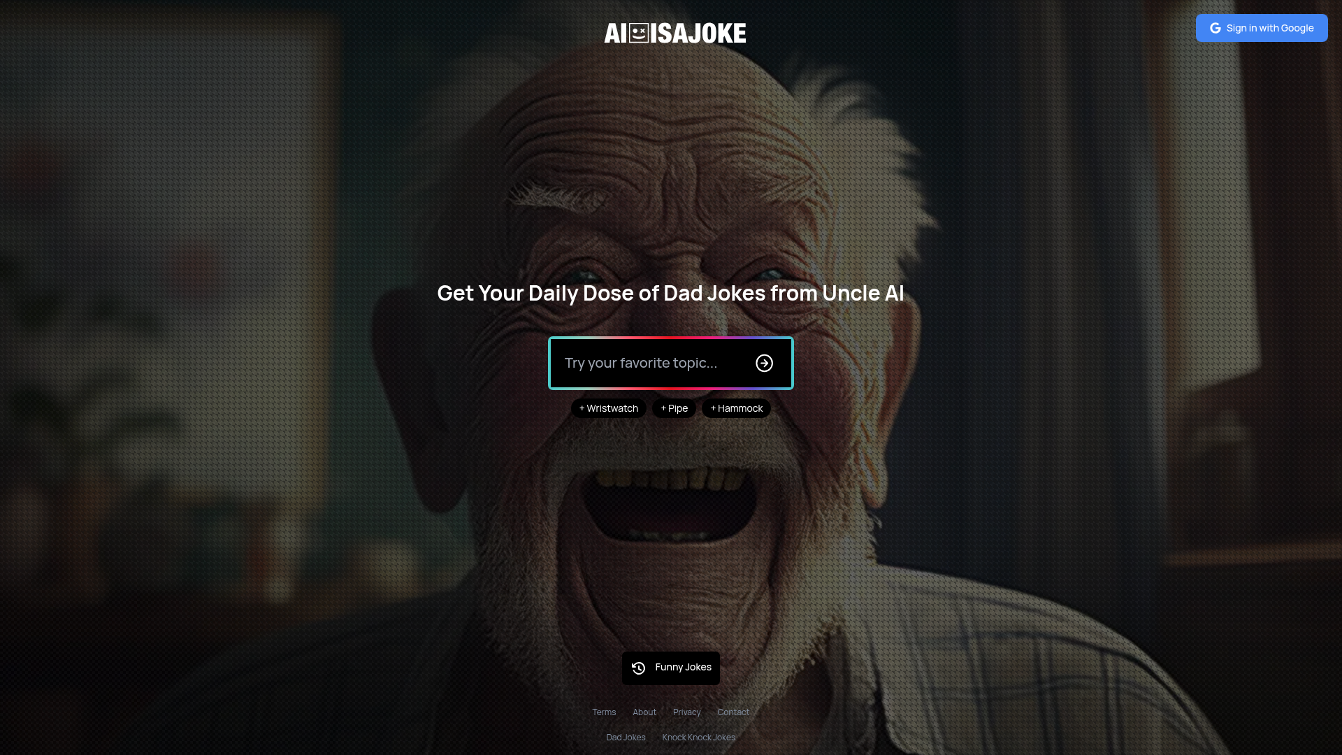 AI Is a Joke screenshot
