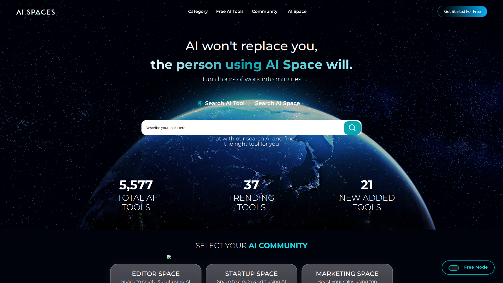 AI Spaces screenshot