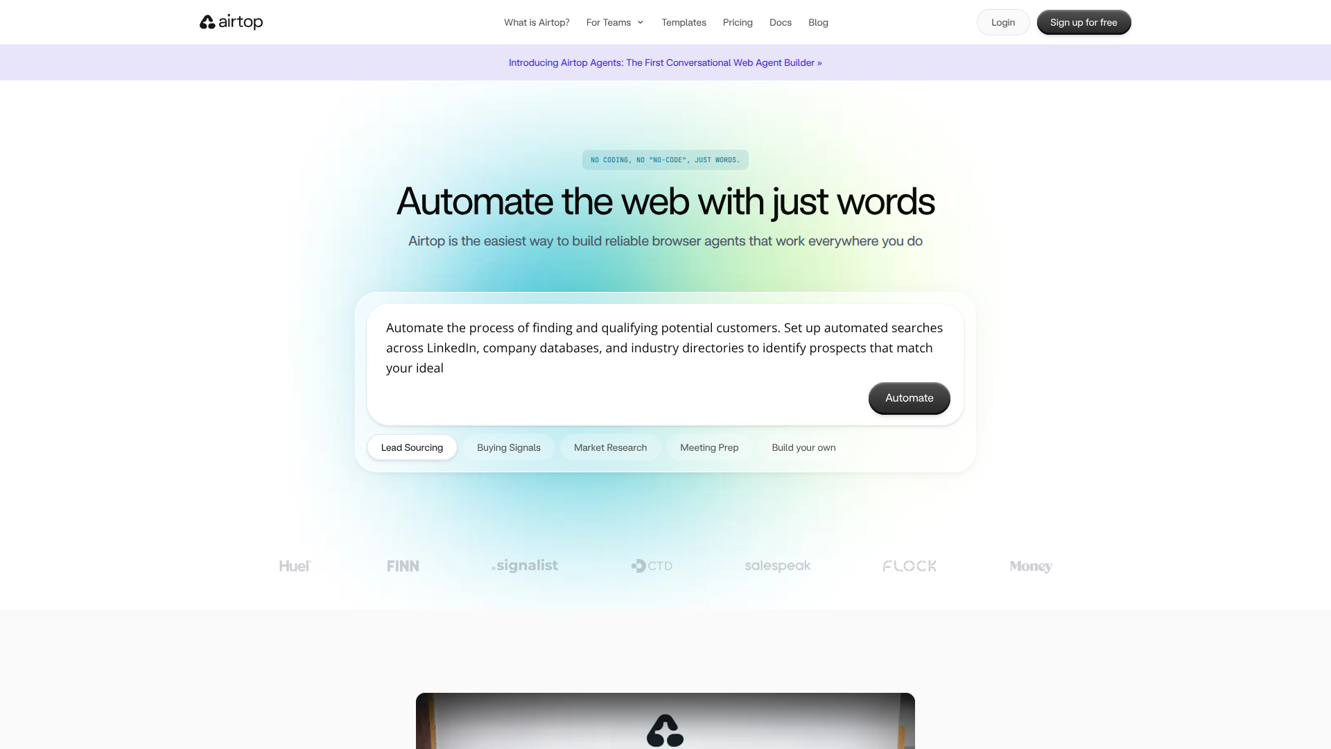 Airtop Agents screenshot