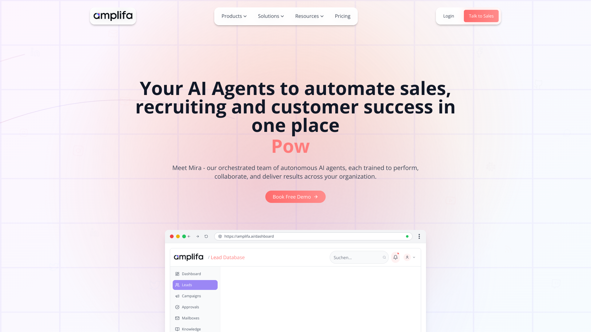 Amplifa screenshot
