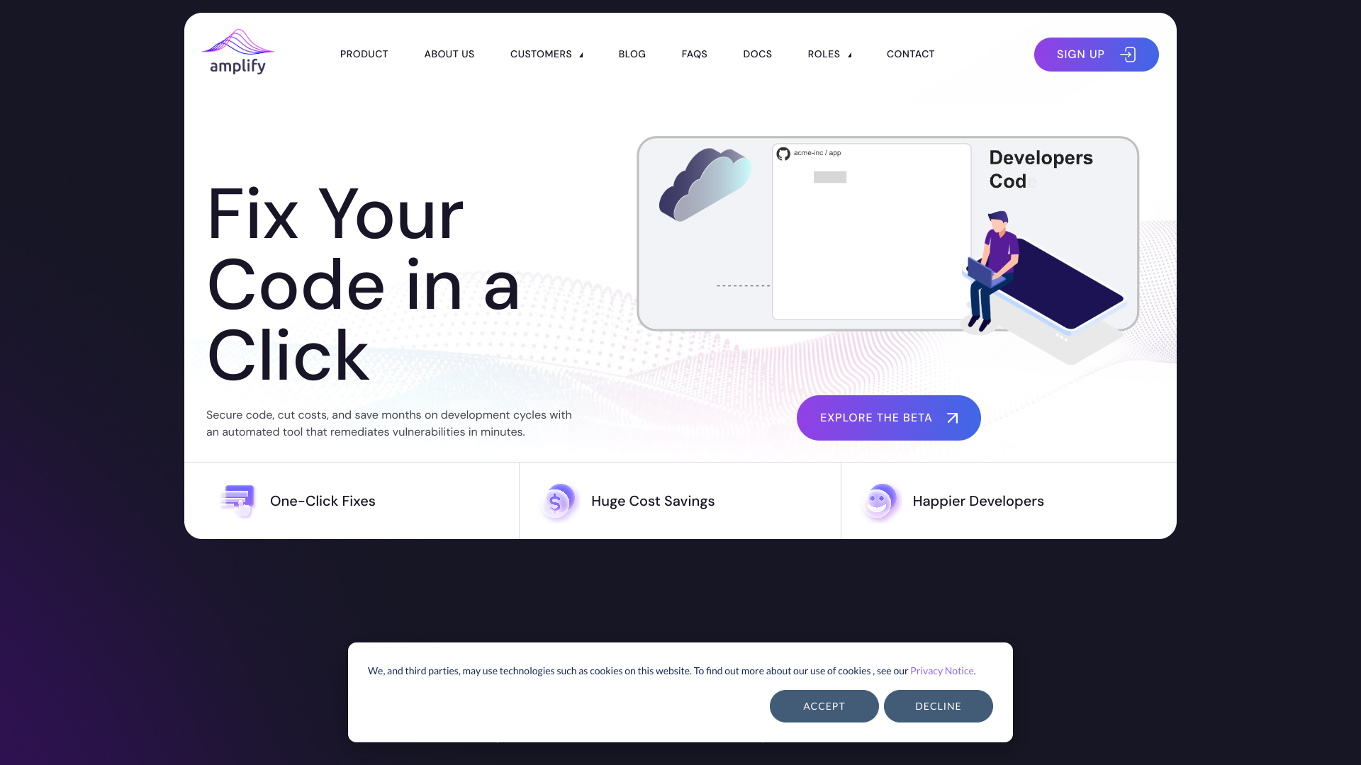 Amplify Security screenshot