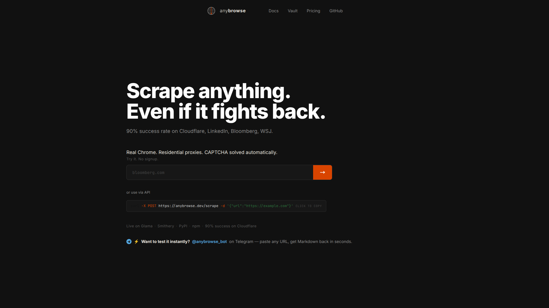 AnyBrowse screenshot