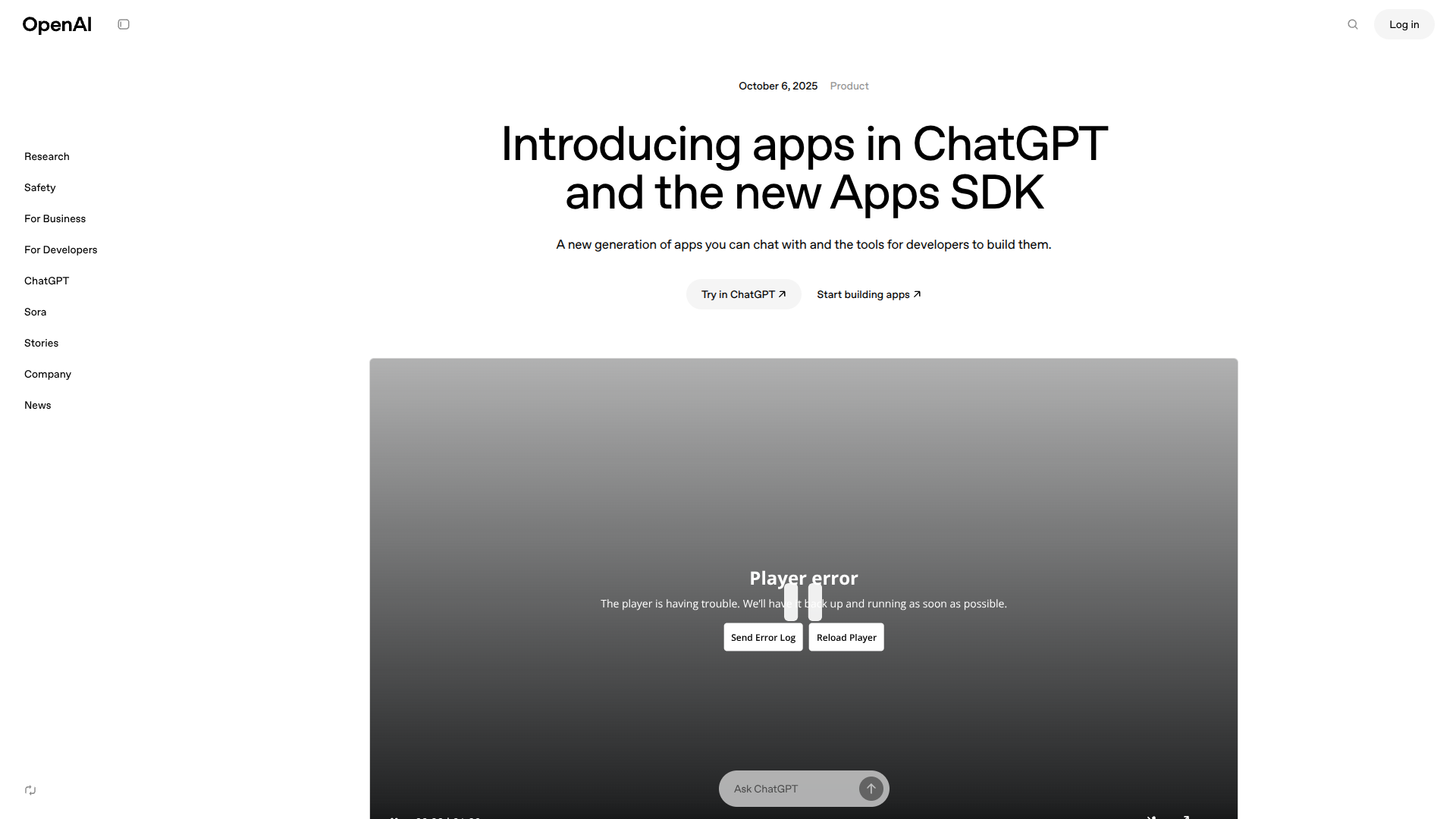 Apps in ChatGPT logo