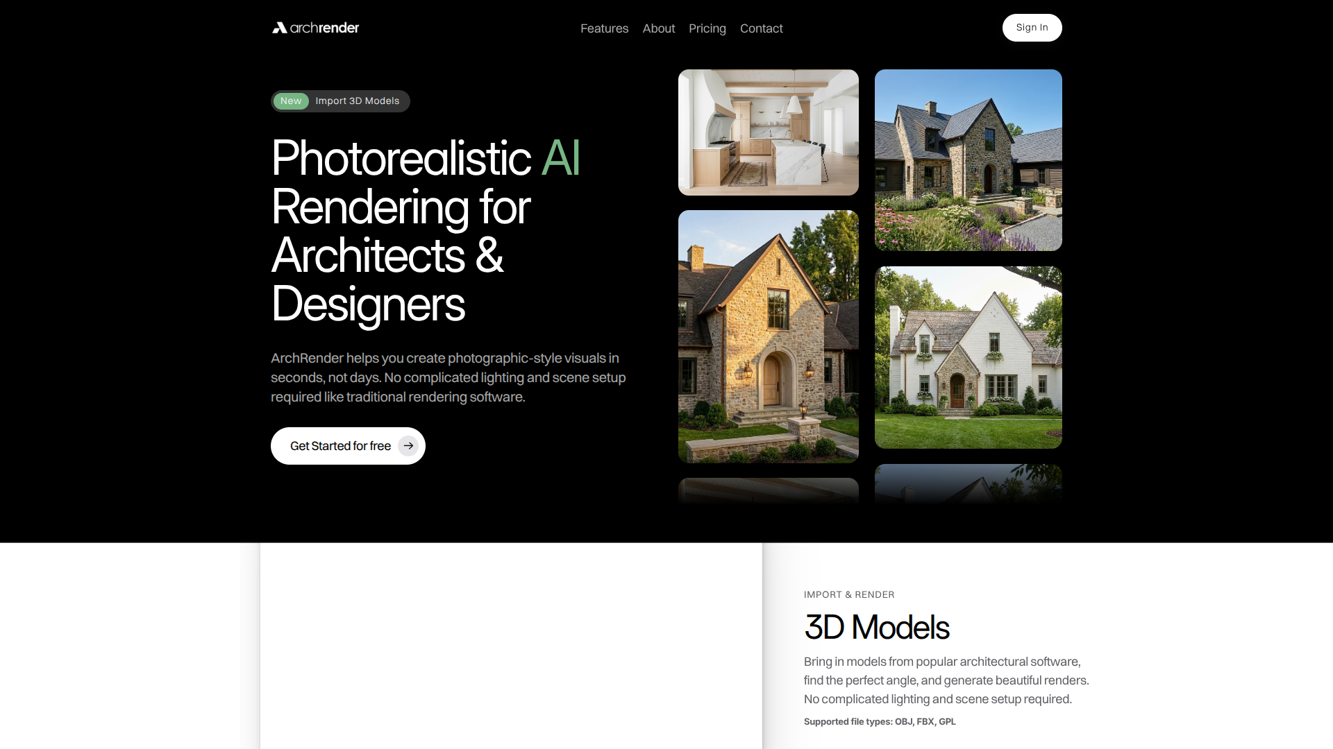 ArchRender screenshot
