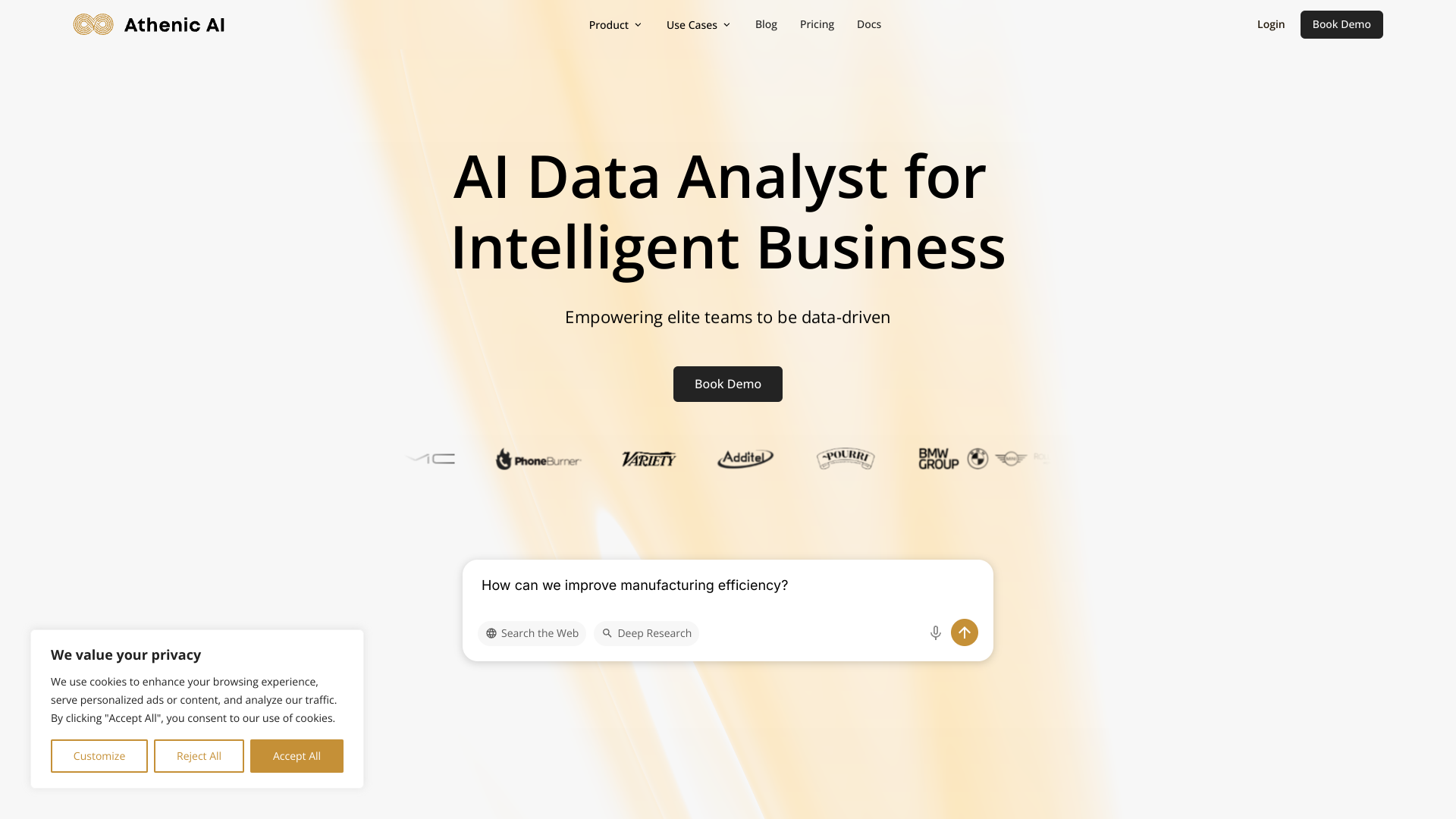 Athenic AI screenshot