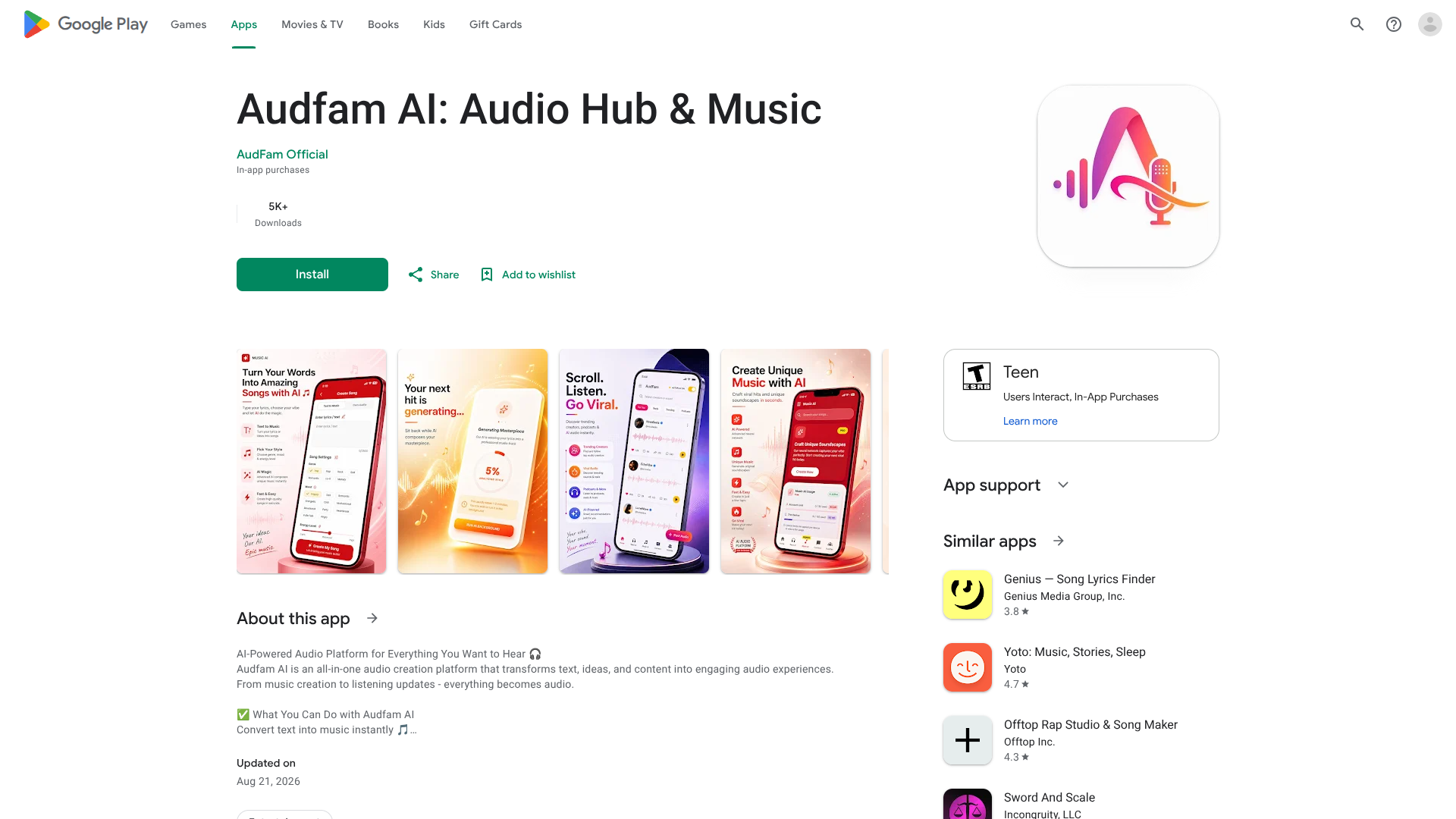 AudFam logo