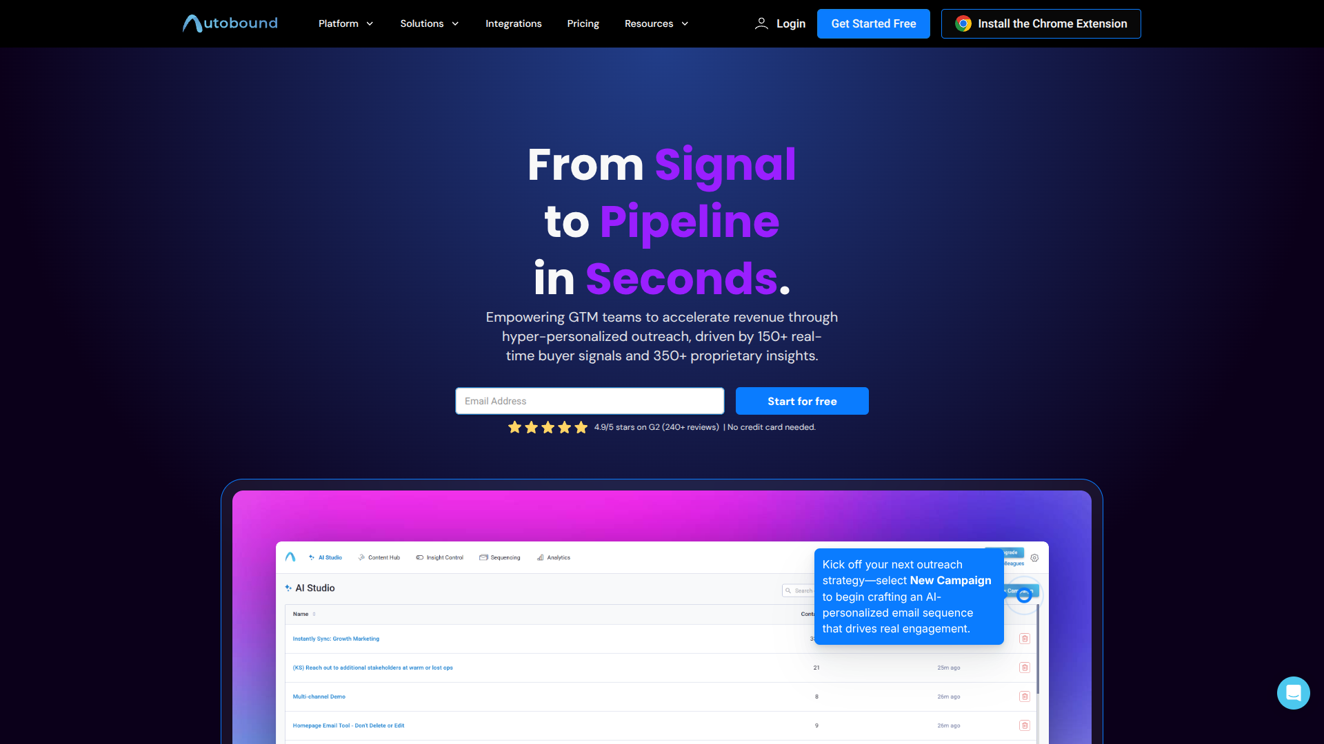 Autobound for Clay & n8n logo