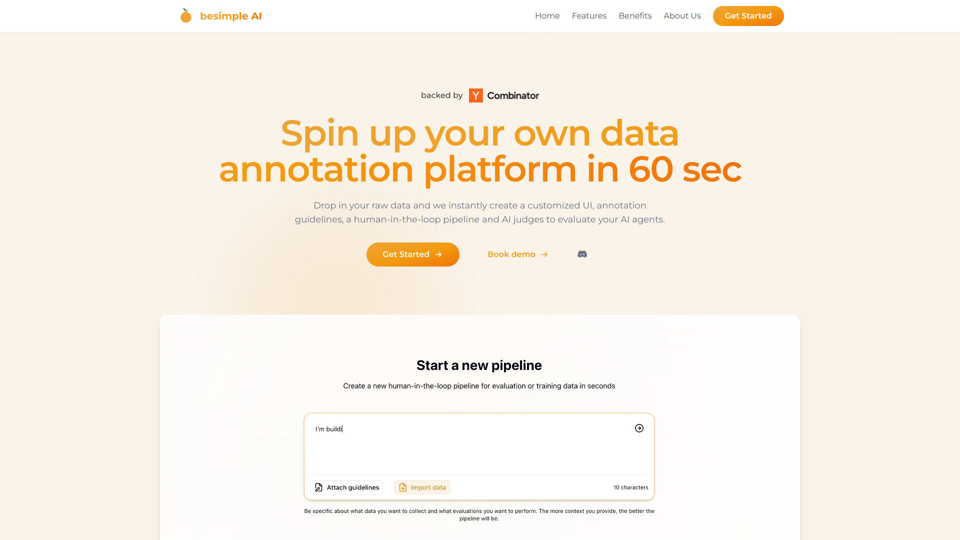 Besimple AI screenshot