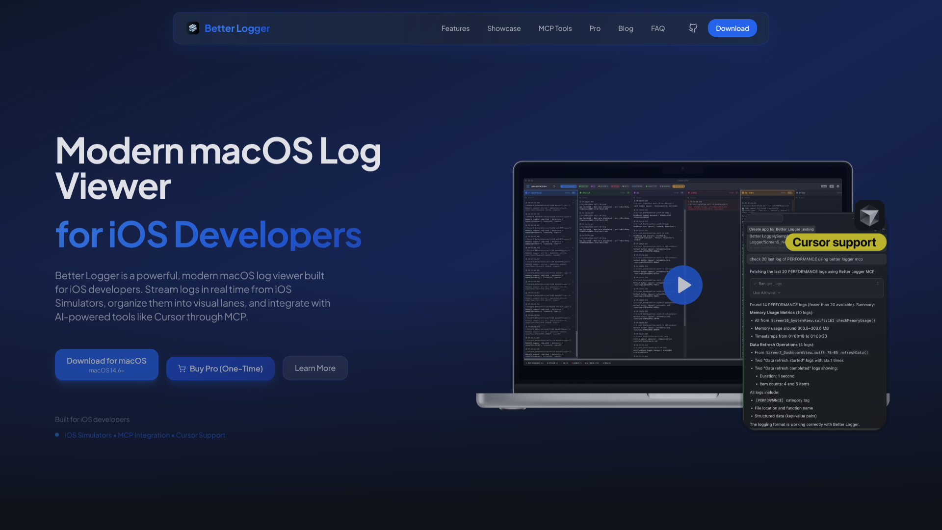 Better Logger screenshot