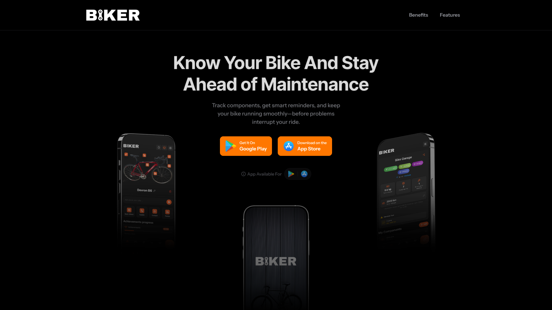 Biker 2.0: Bicycle track & maintain