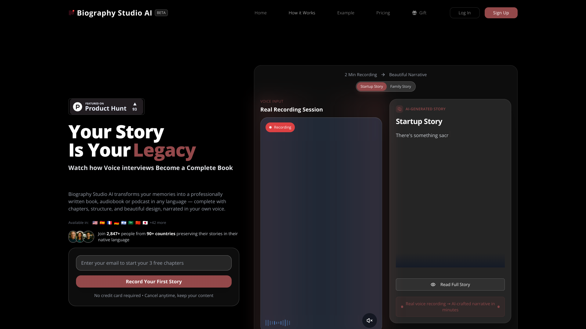 Biography Studio AI logo