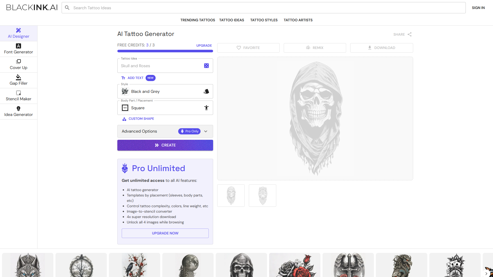 Blackink AI screenshot