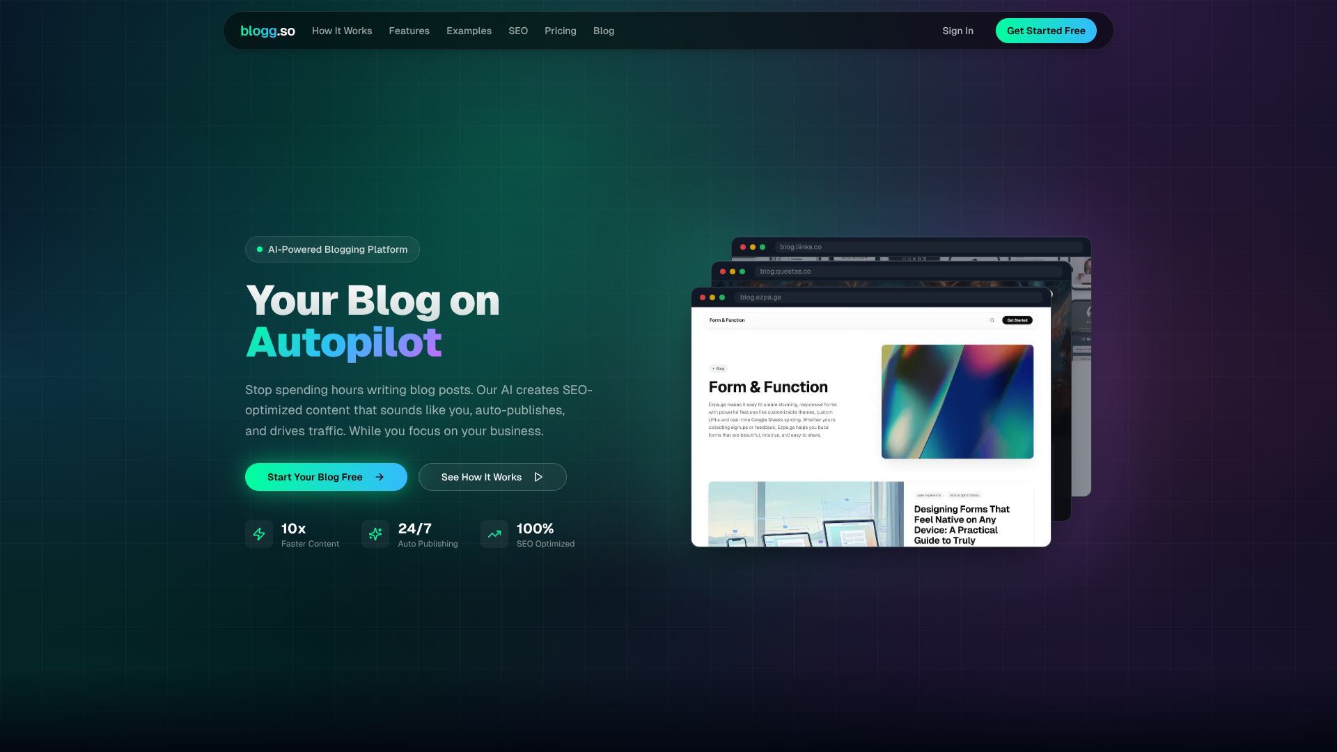 Blogg.so 2.0 screenshot