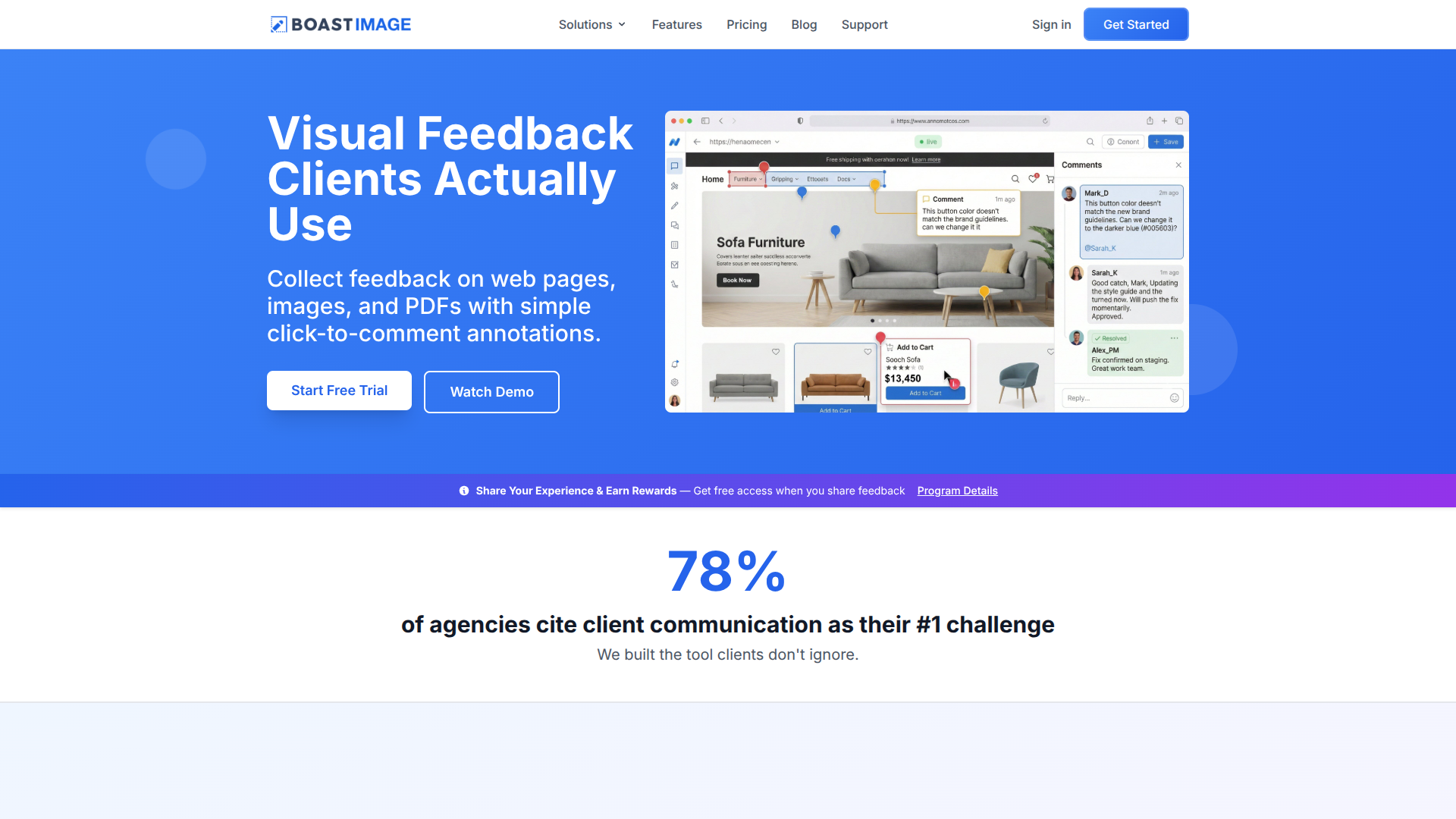 Boast Image screenshot