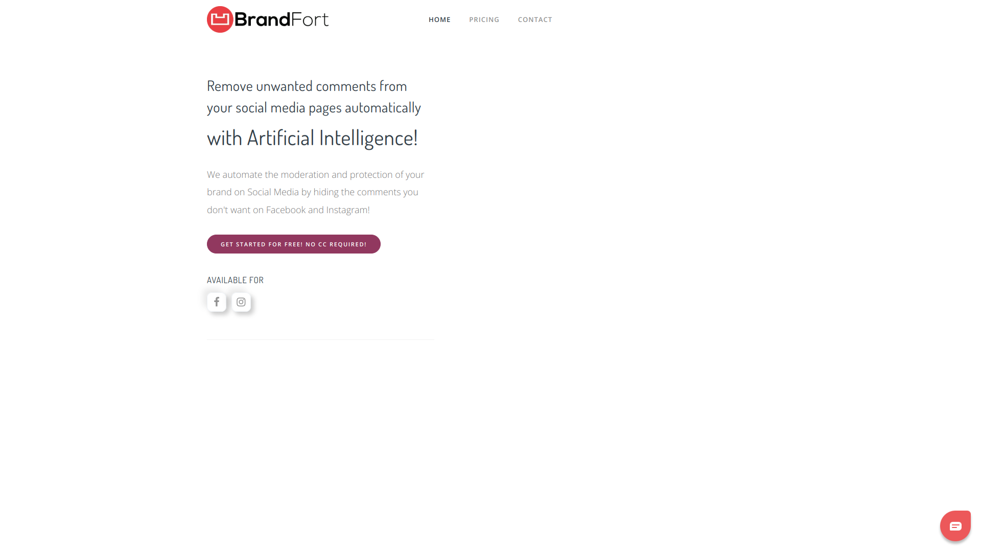 Brandfort.co screenshot