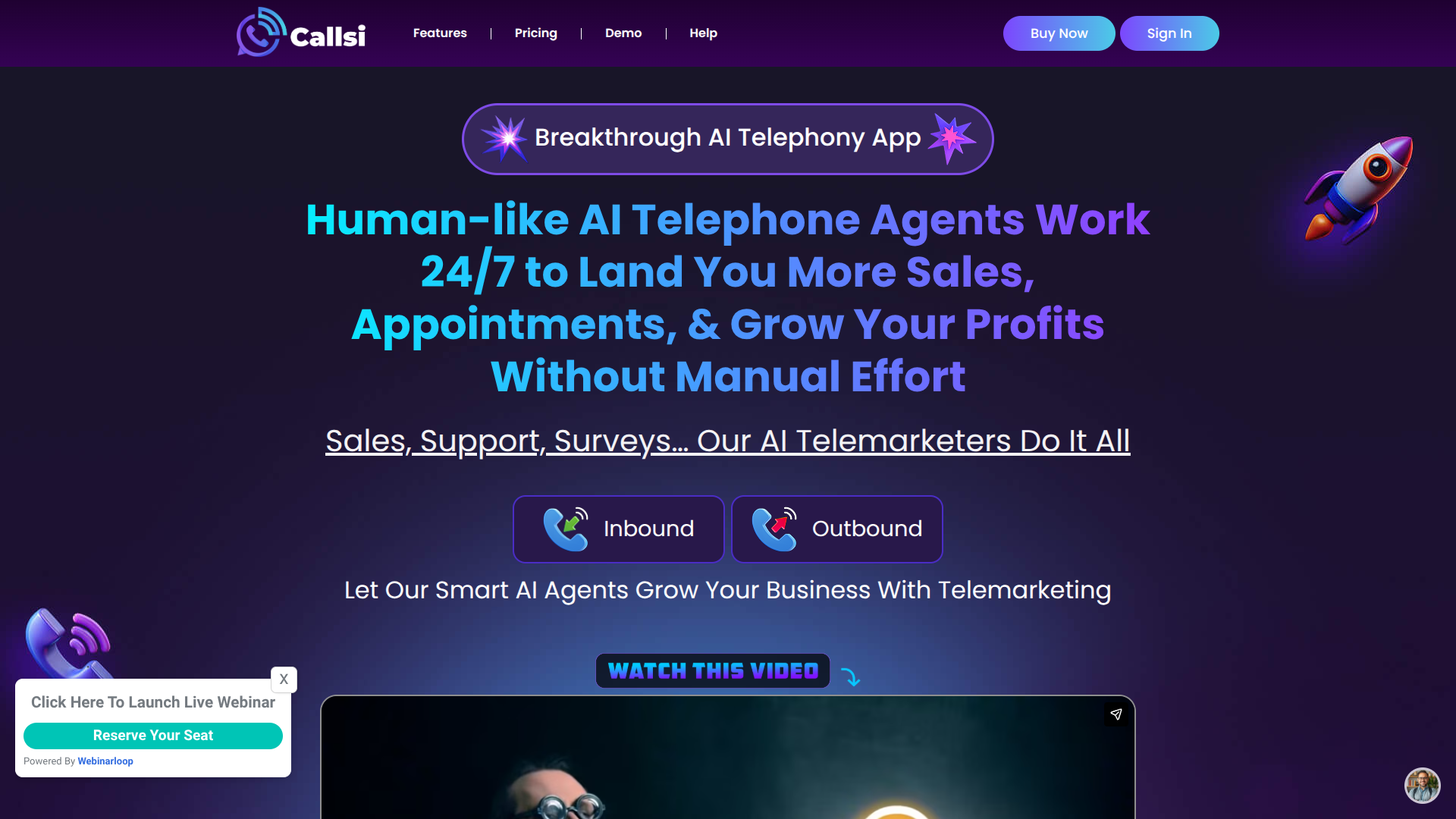 Callsi AI Phone Agents screenshot