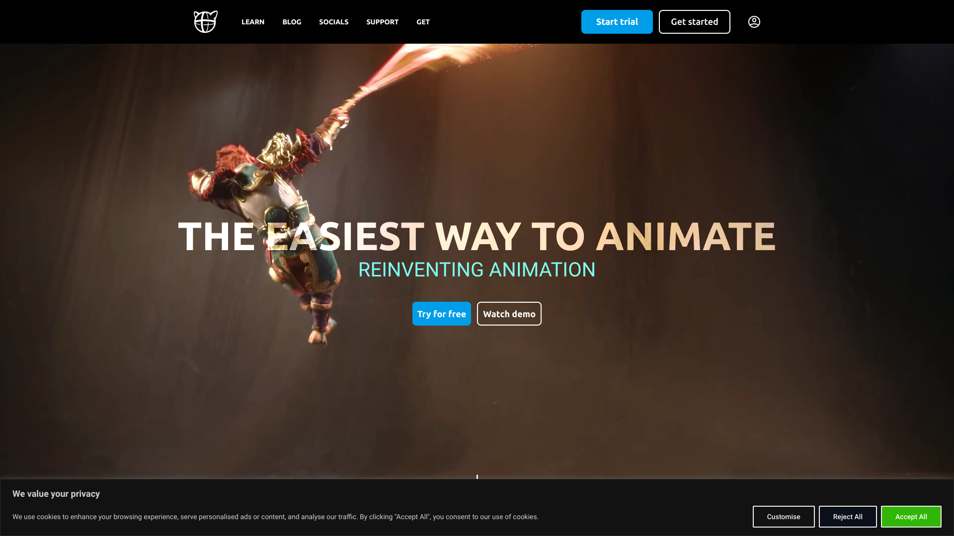 Cascadeur screenshot