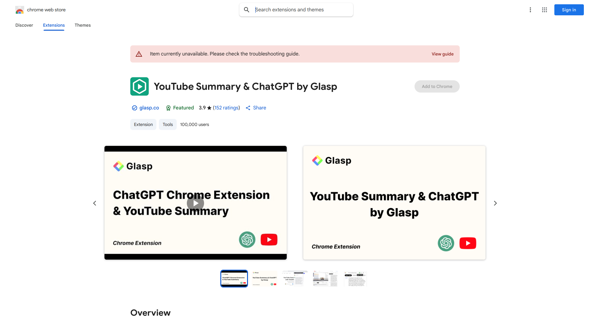 ChatGPT for Chrome screenshot