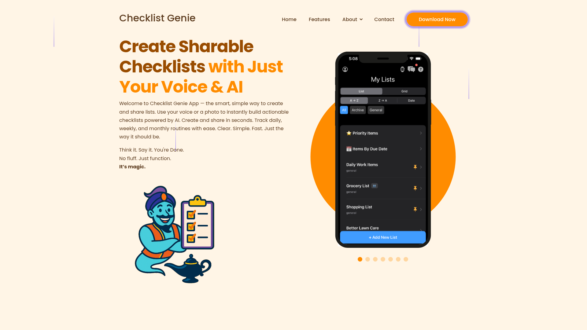 Checklist Genie logo