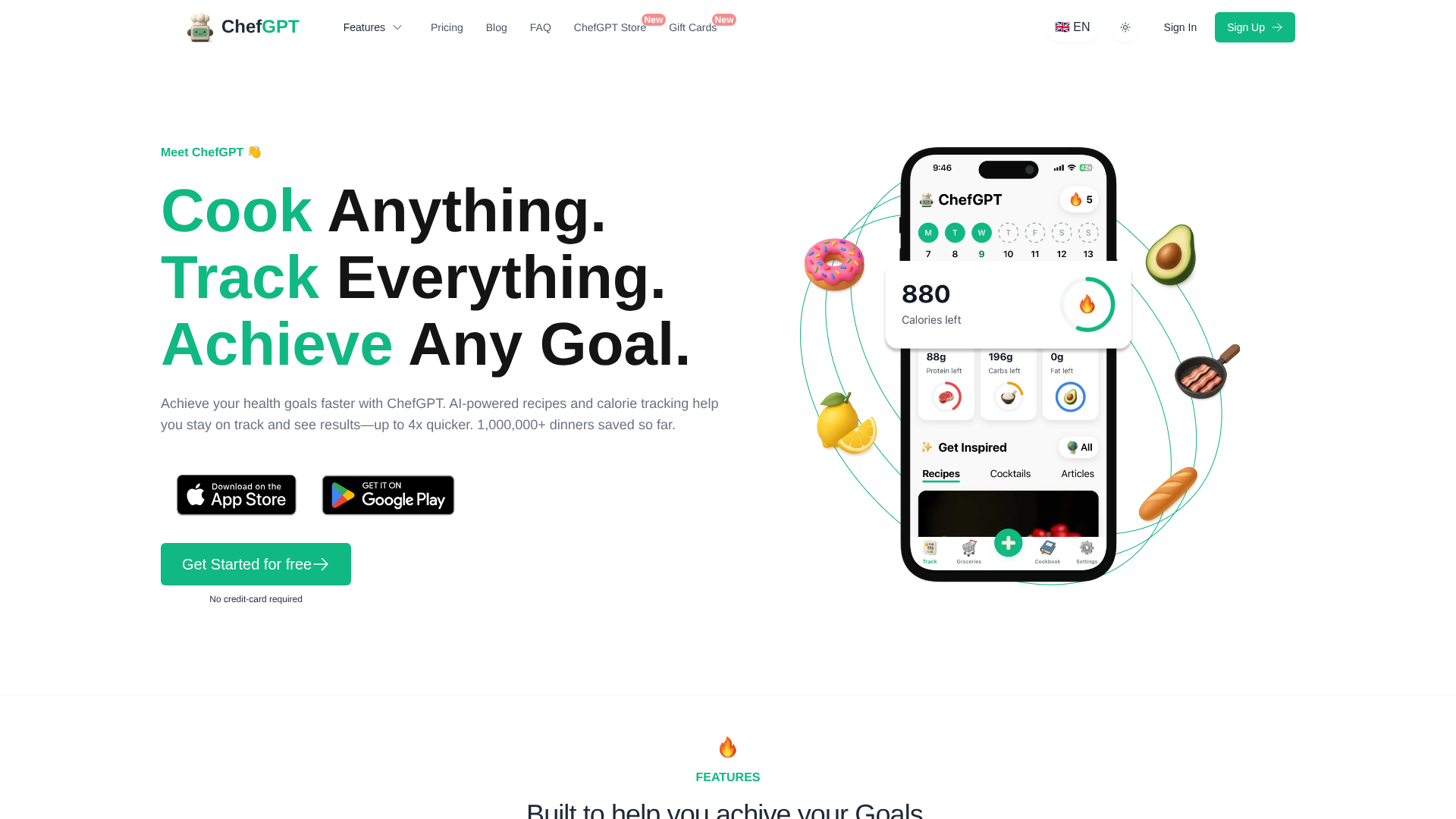 ChefGPT screenshot