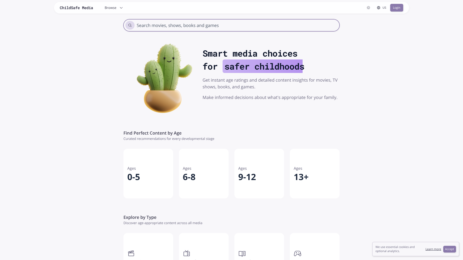 ChildSafe Media screenshot