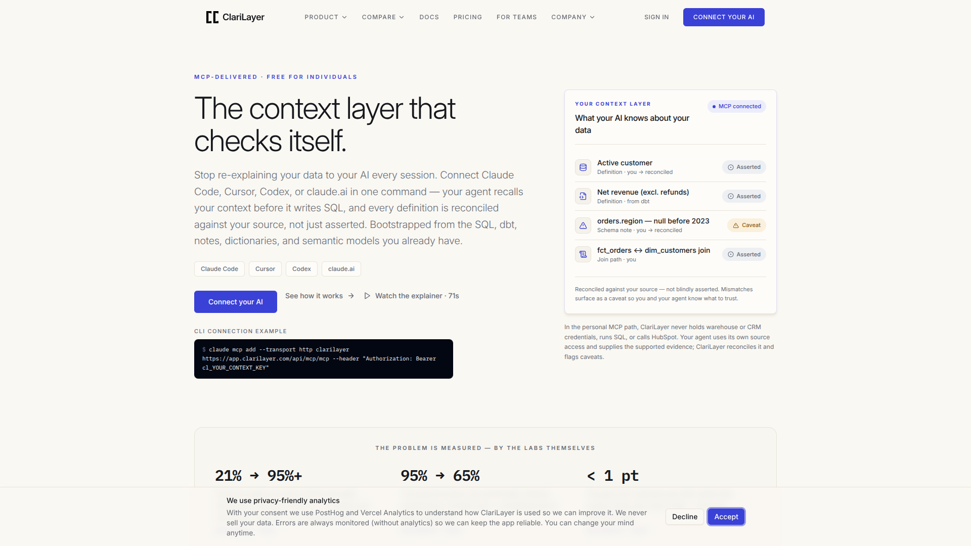 ClariLayer screenshot
