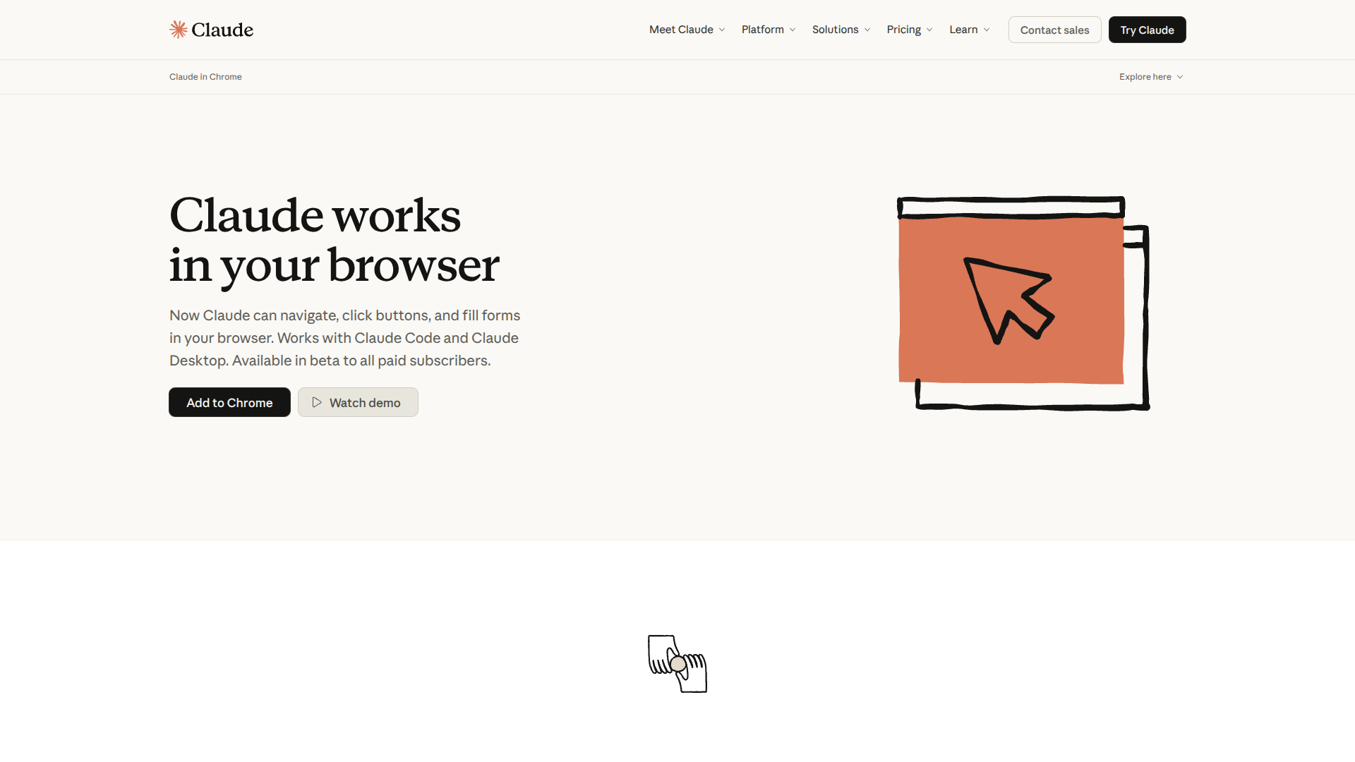 Claude in Chrome logo