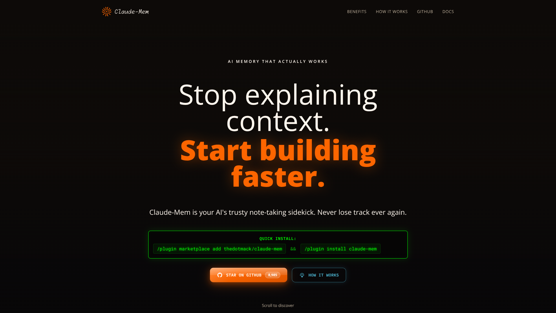 Claude-Mem screenshot