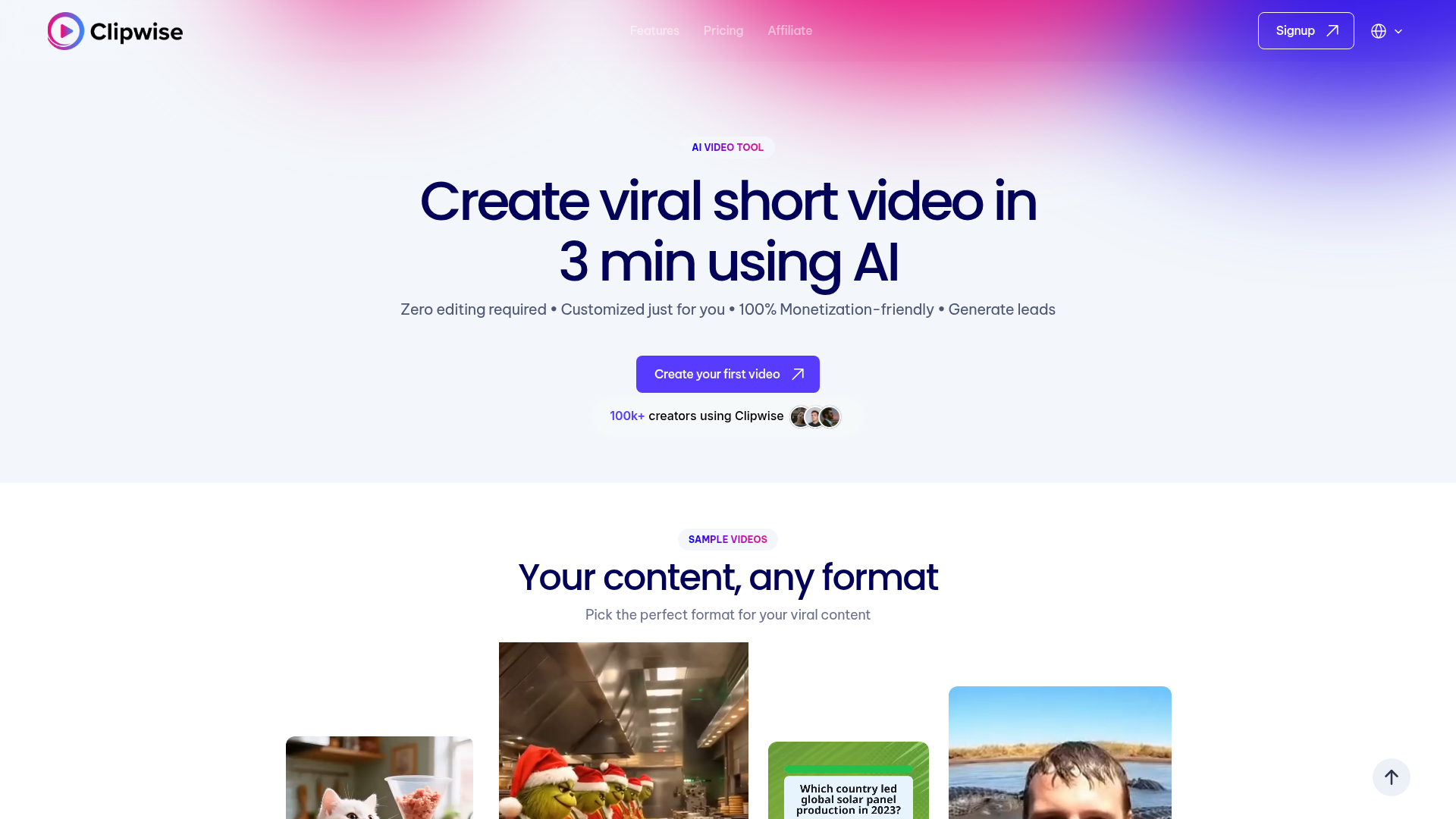 Clipwise screenshot