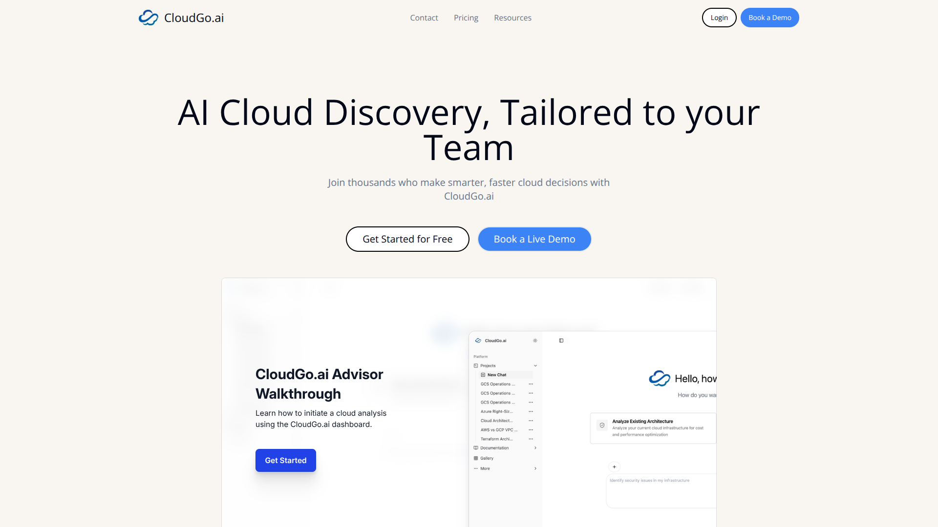 CloudGo.ai screenshot