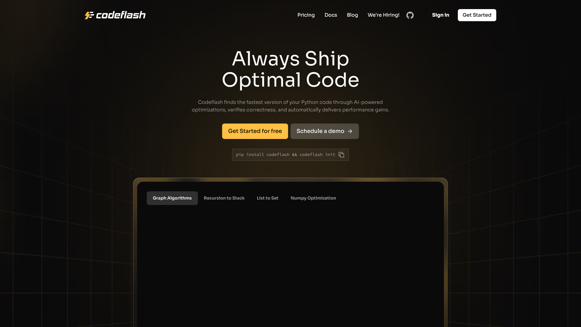 CodeFlash AI screenshot