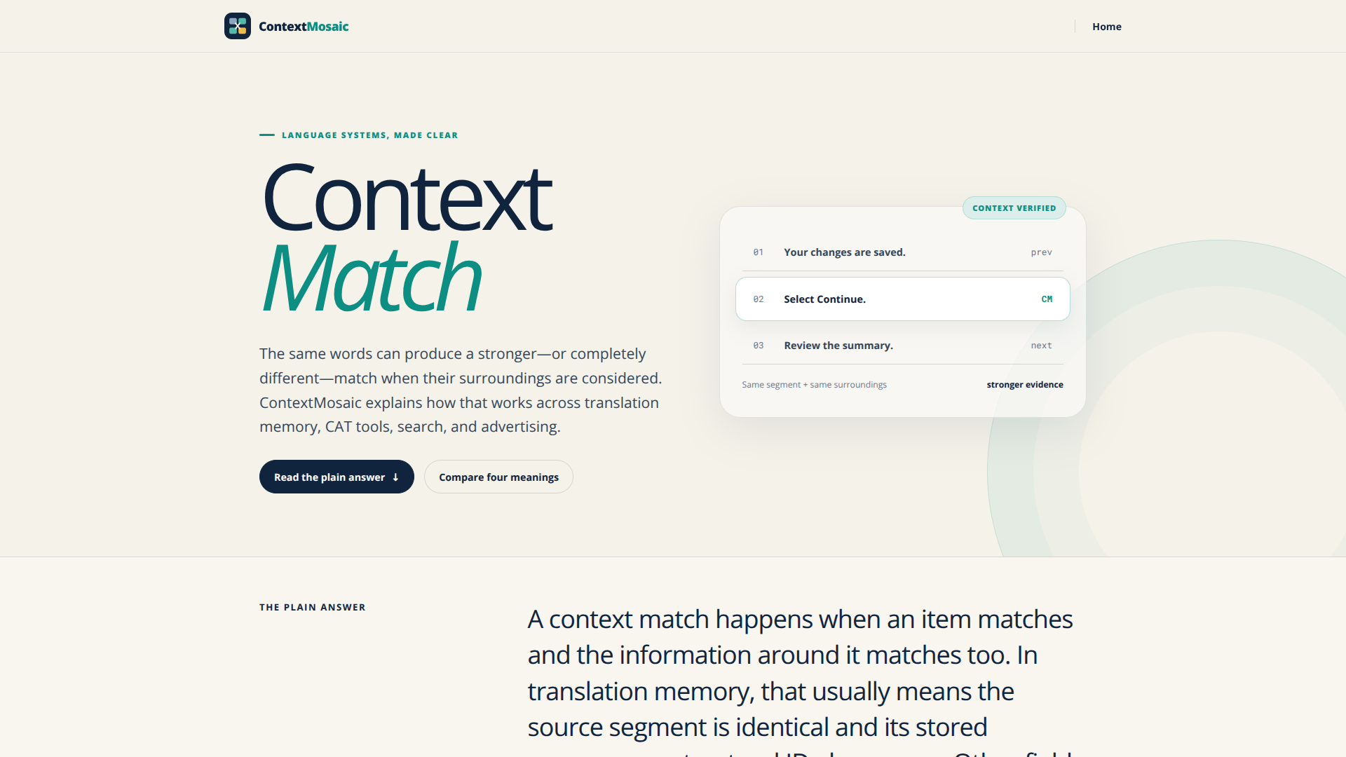 ContextMosaic logo