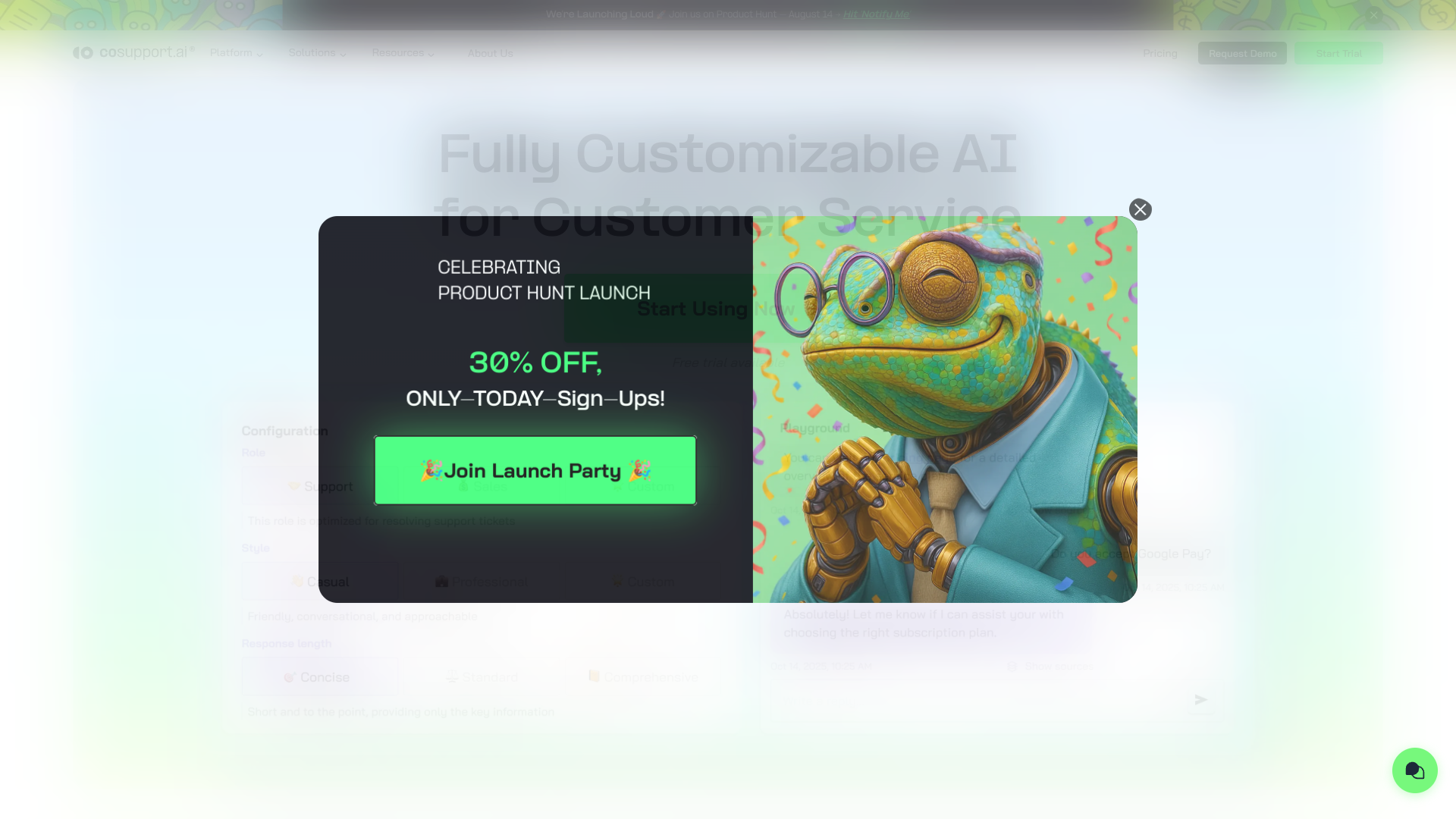 CoSupport AI screenshot
