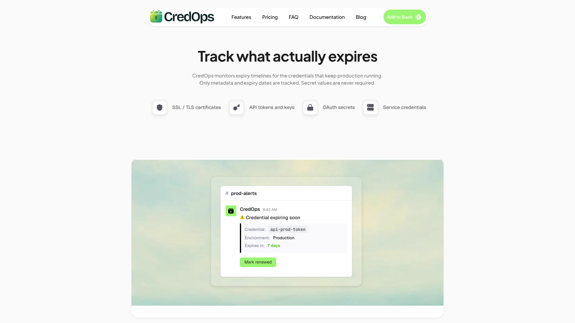 CredOps screenshot
