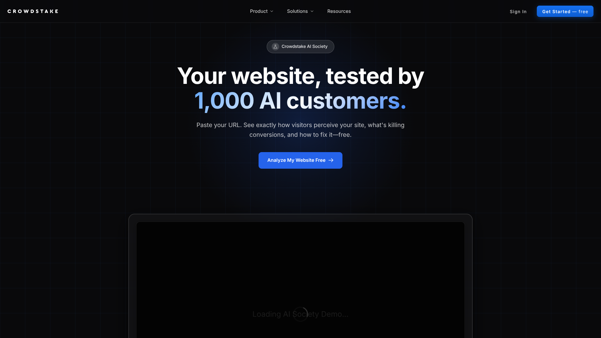 Crowdstake AI Society screenshot