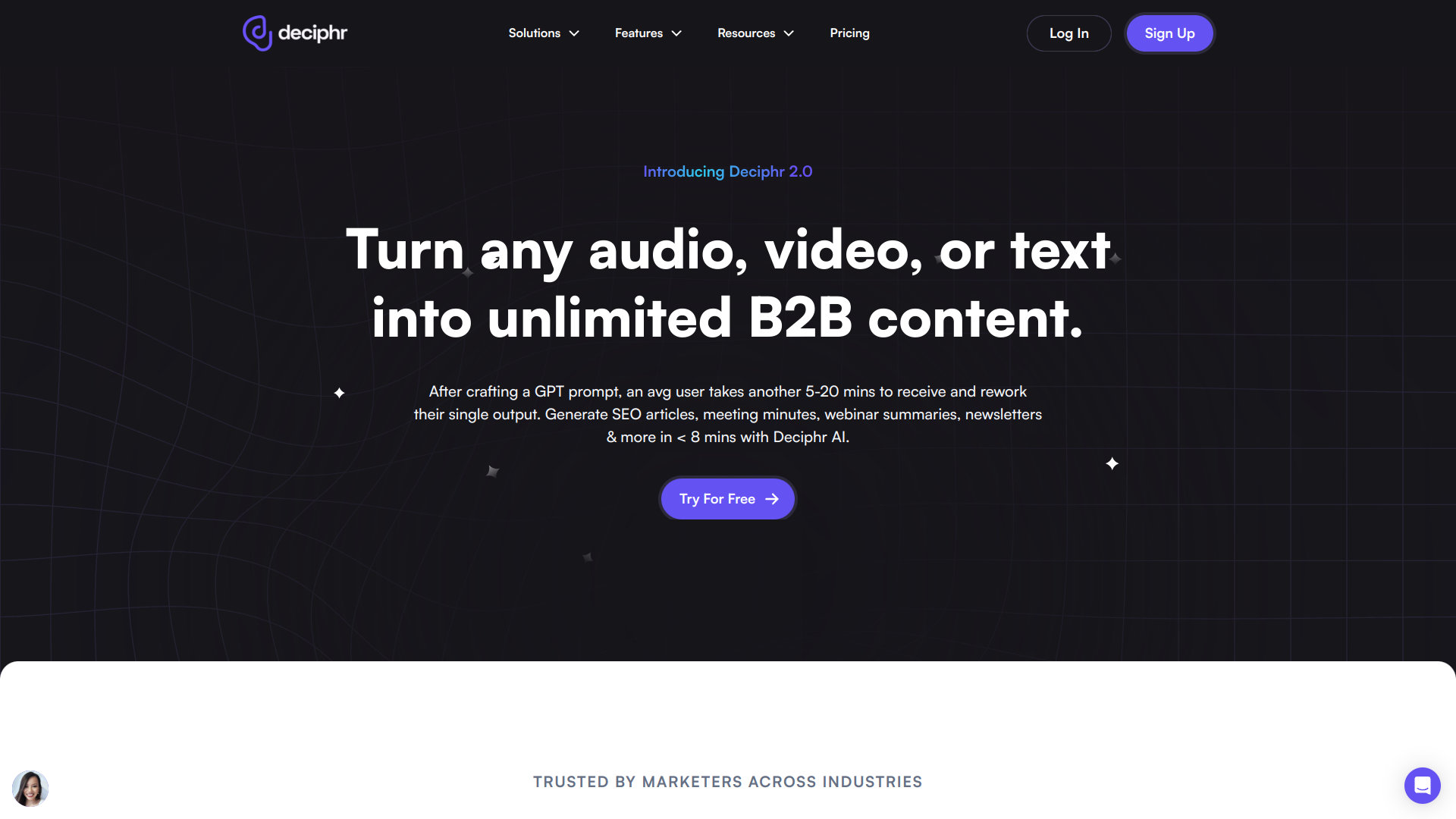 Deciphr AI screenshot