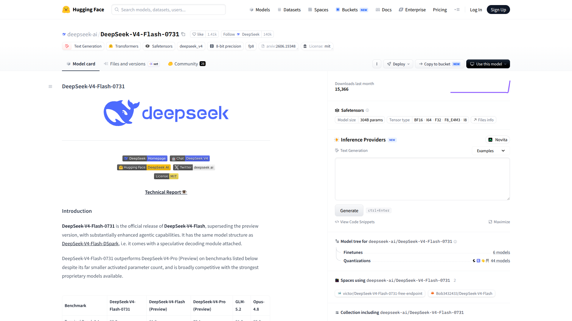 DeepSeek-V4-Flash-0731 logo