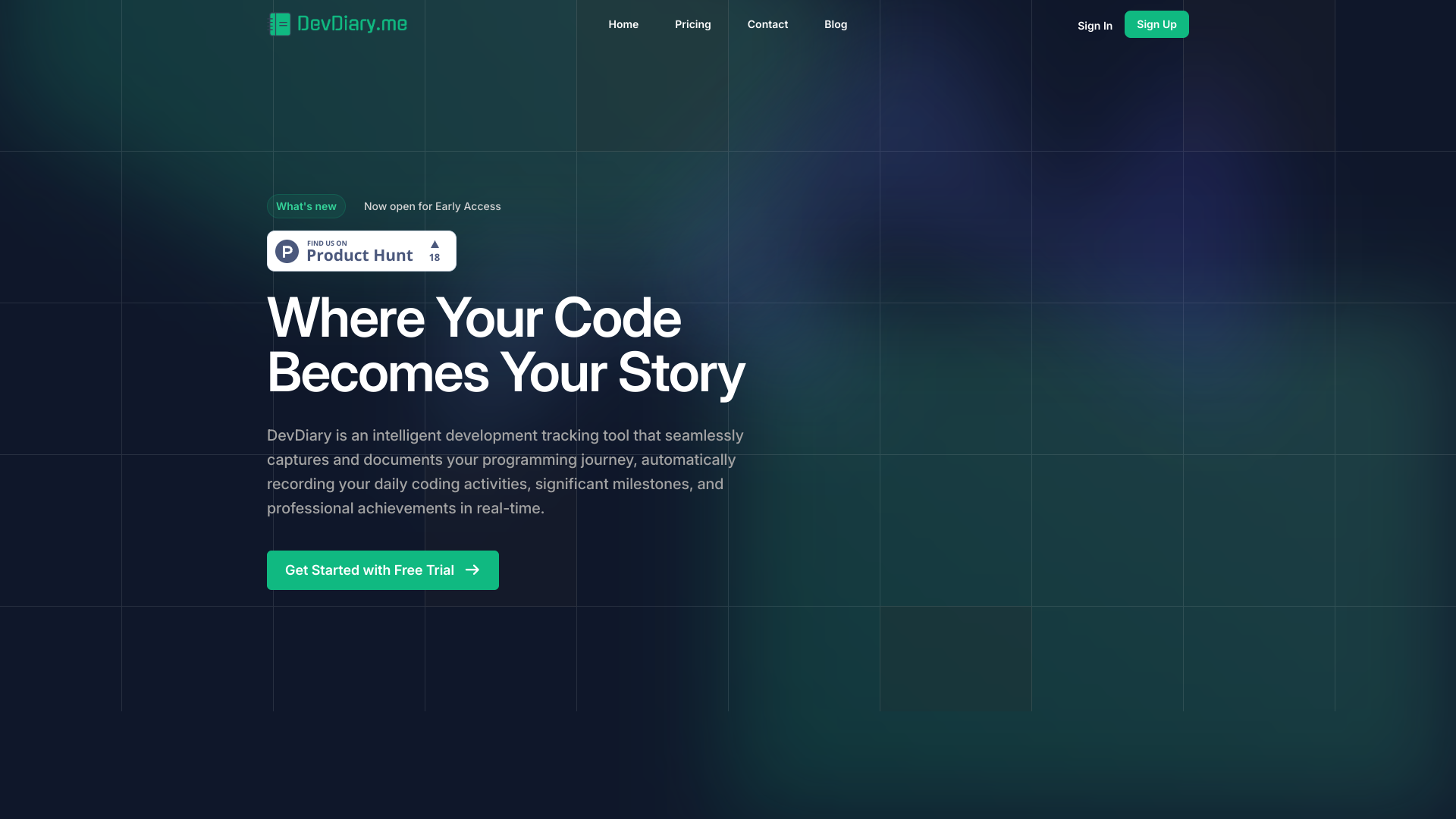 DevDiary.me screenshot