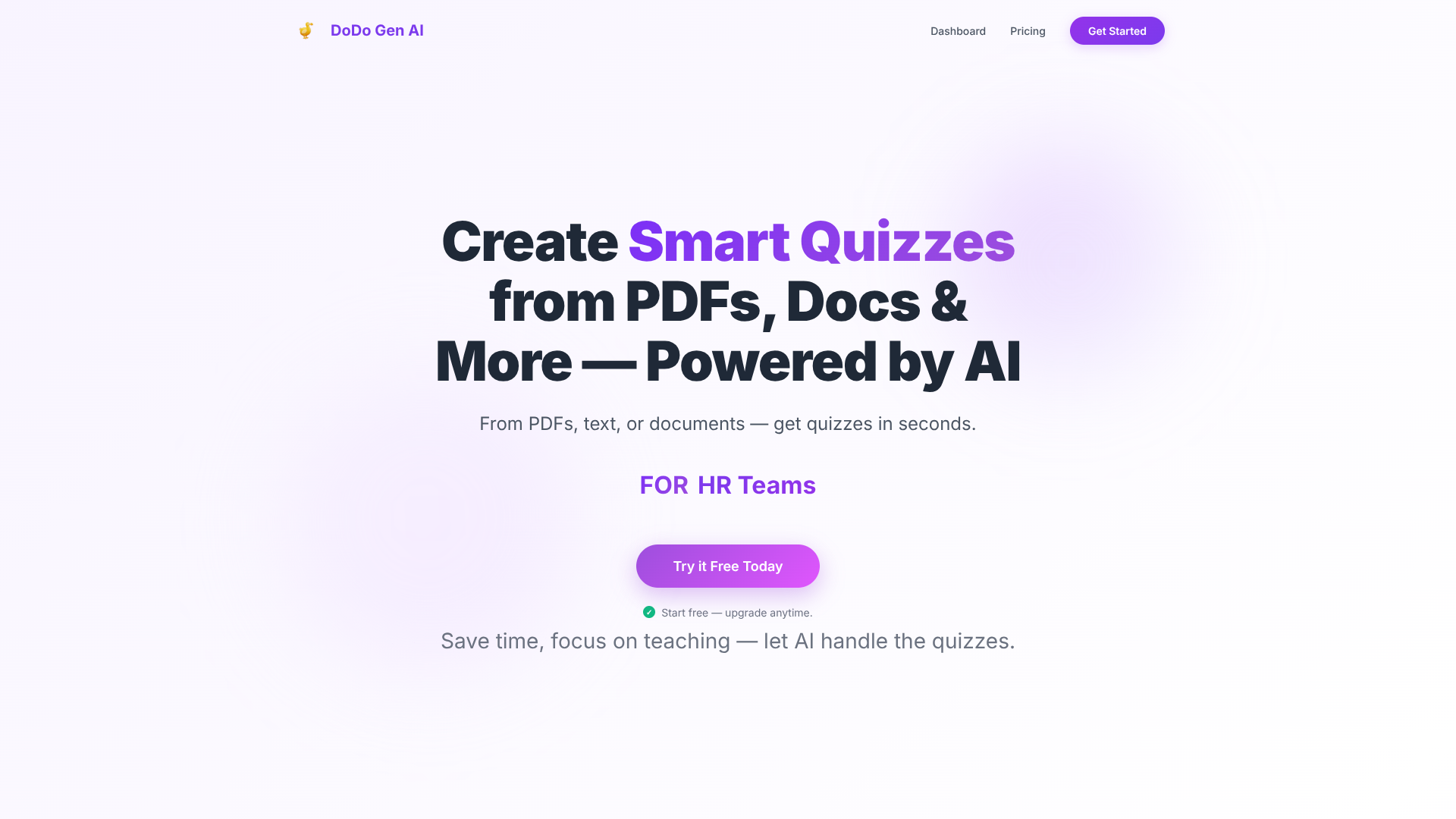 DODOGENAI Generate Quizzes with AI logo