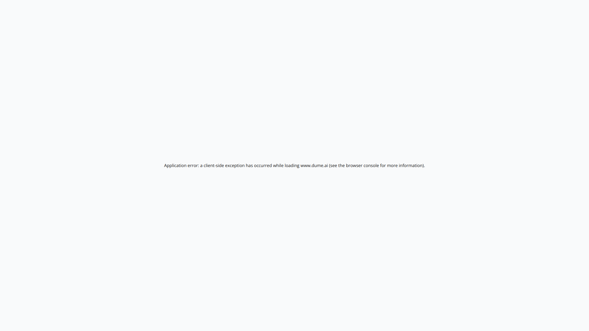 Dume.ai screenshot