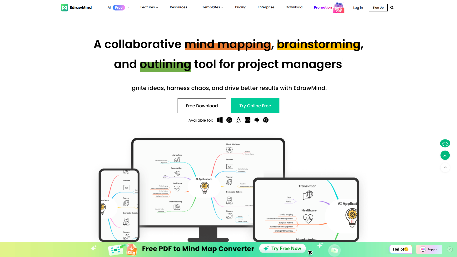 EdrawMind screenshot