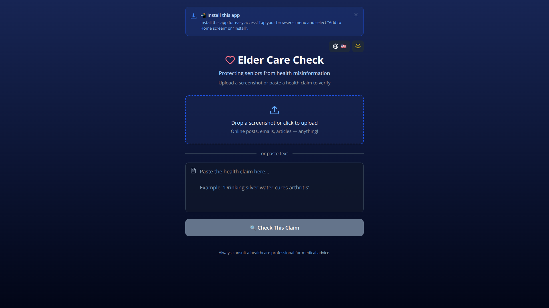 Elder Care Check logo