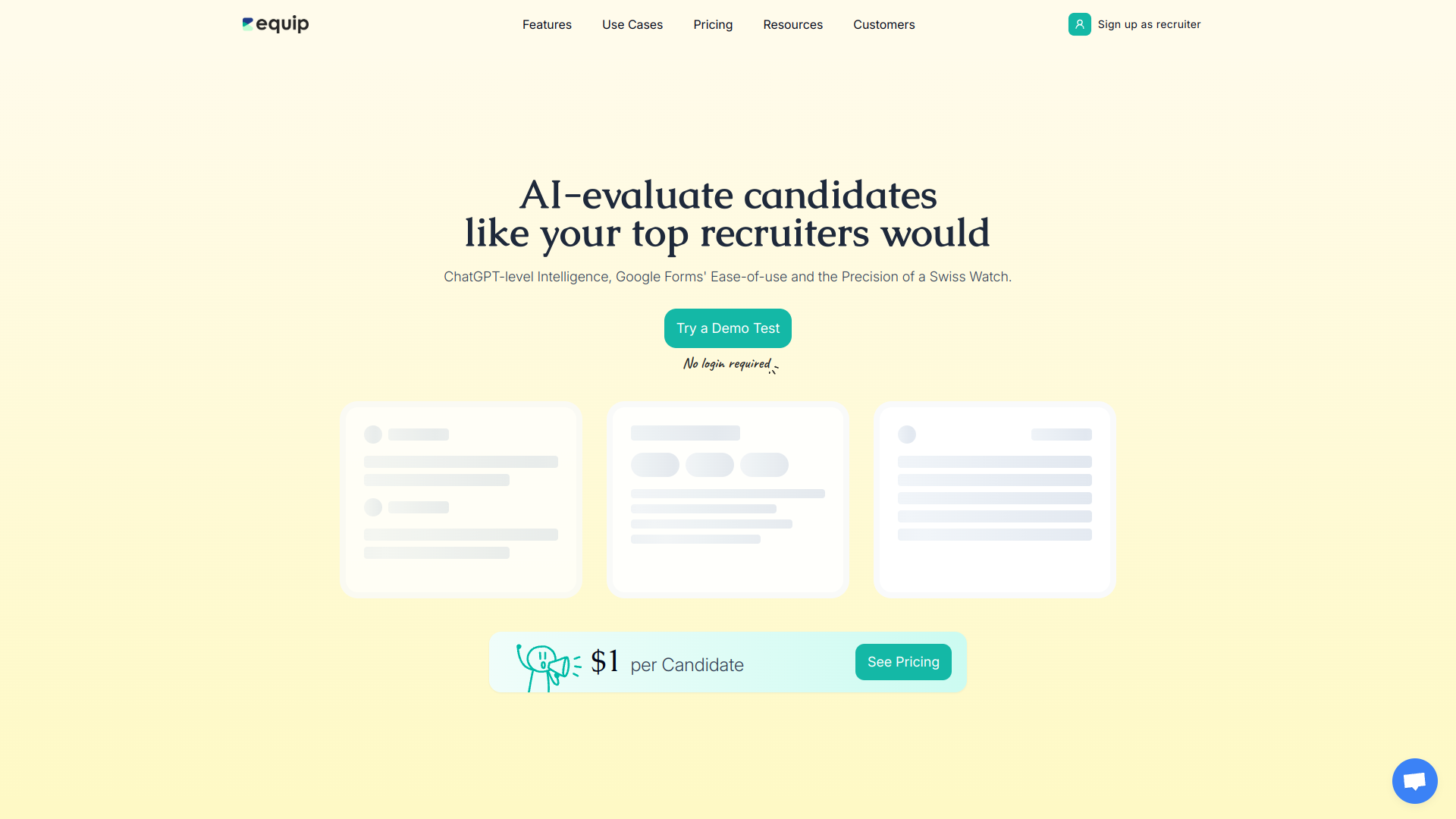 Equip AI Interview screenshot