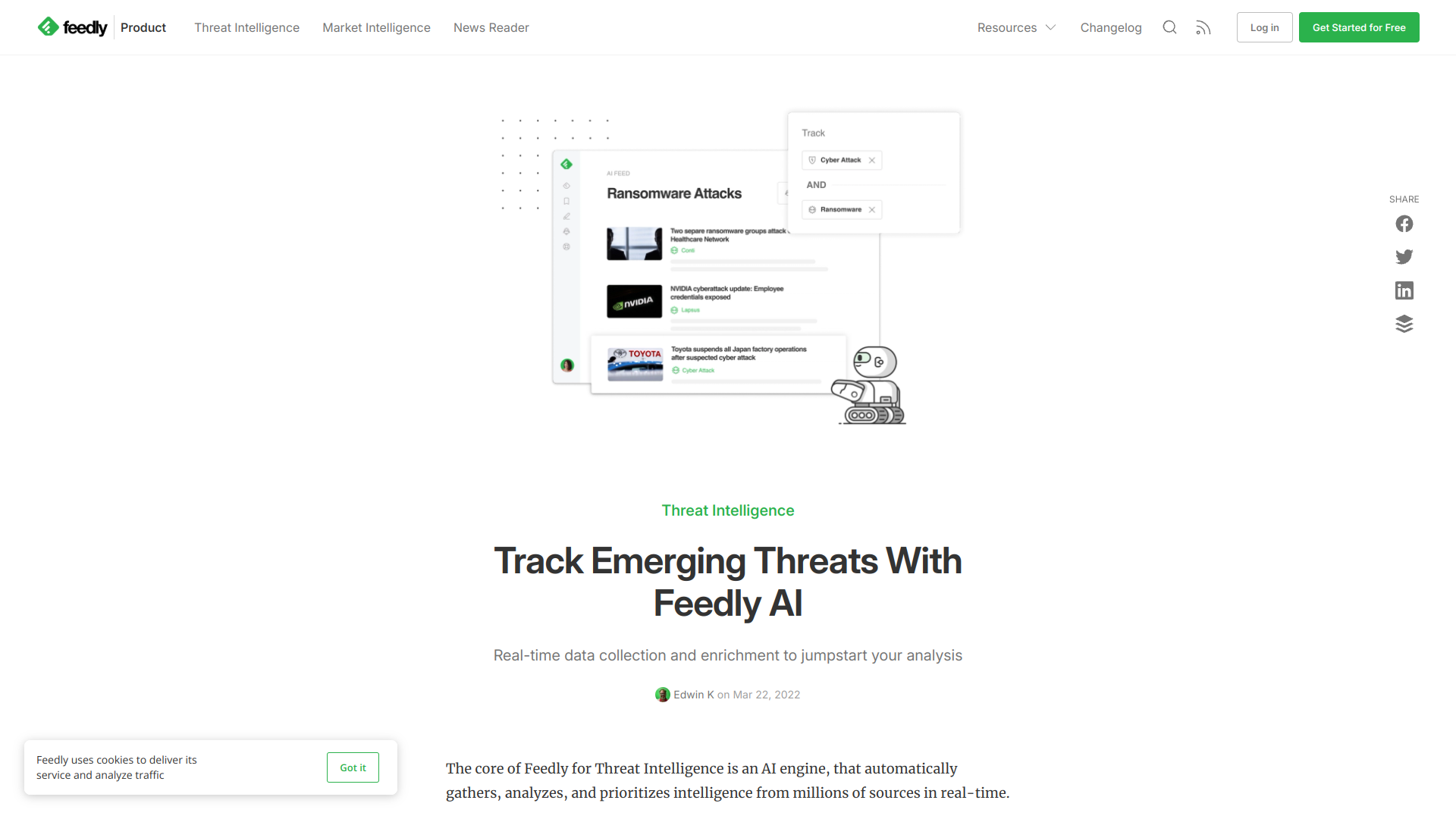 Feedly Leo screenshot