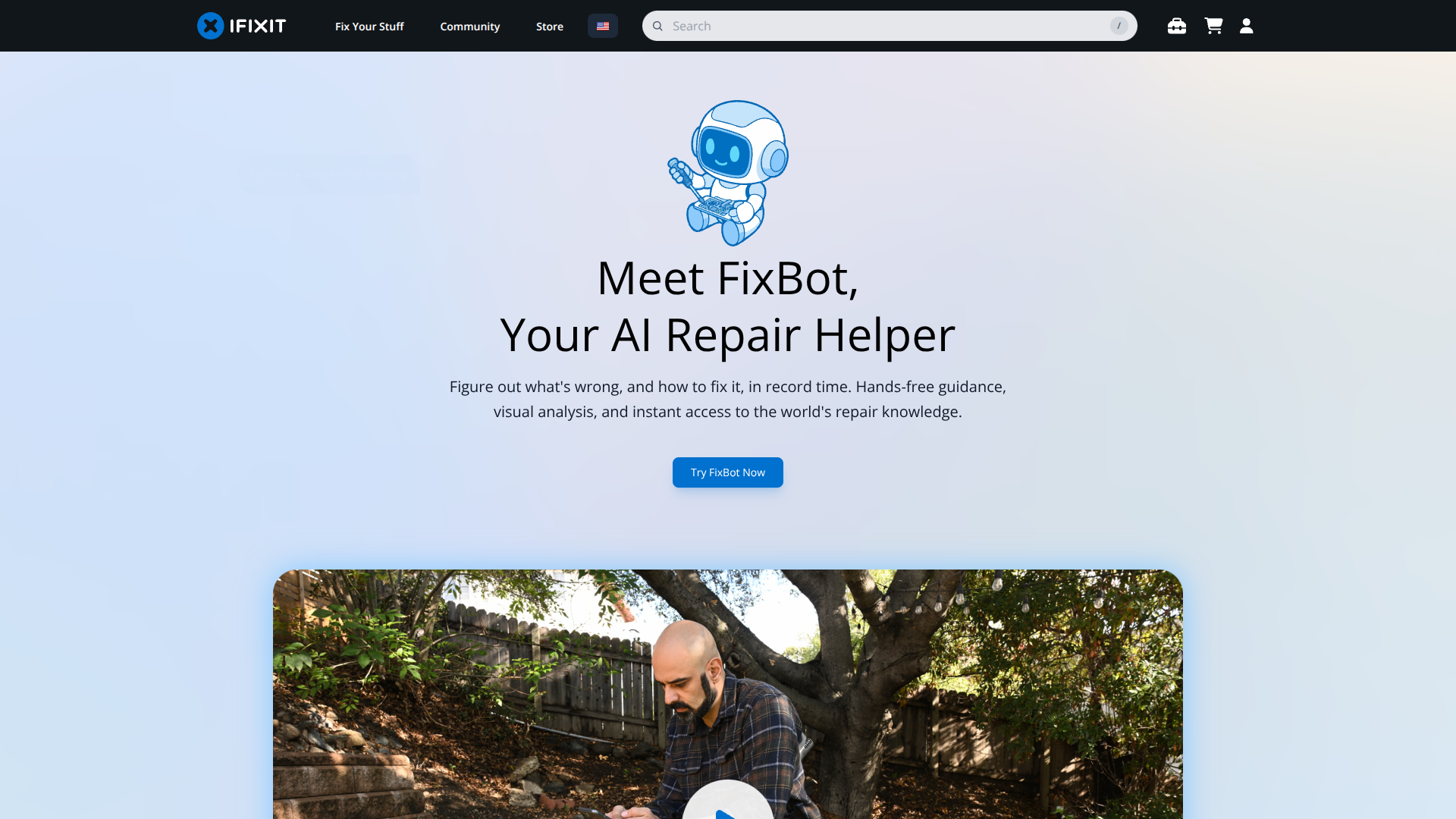 FixBot by iFixit logo