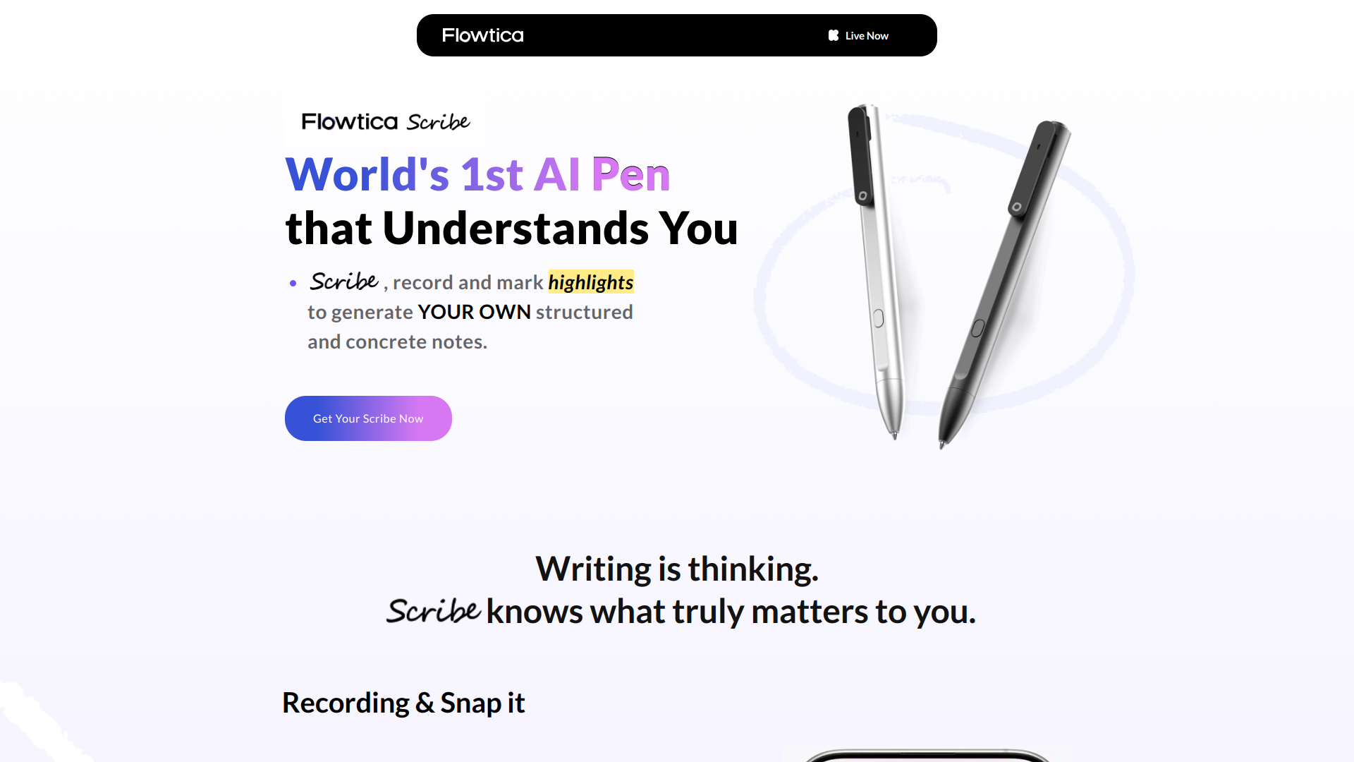 Flowtica Scribe logo