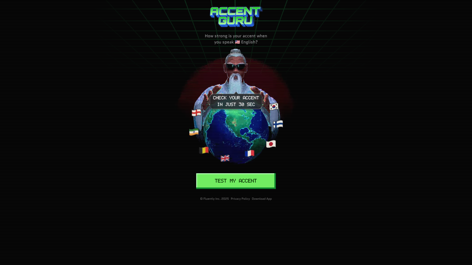 Fluently Accent Guru logo