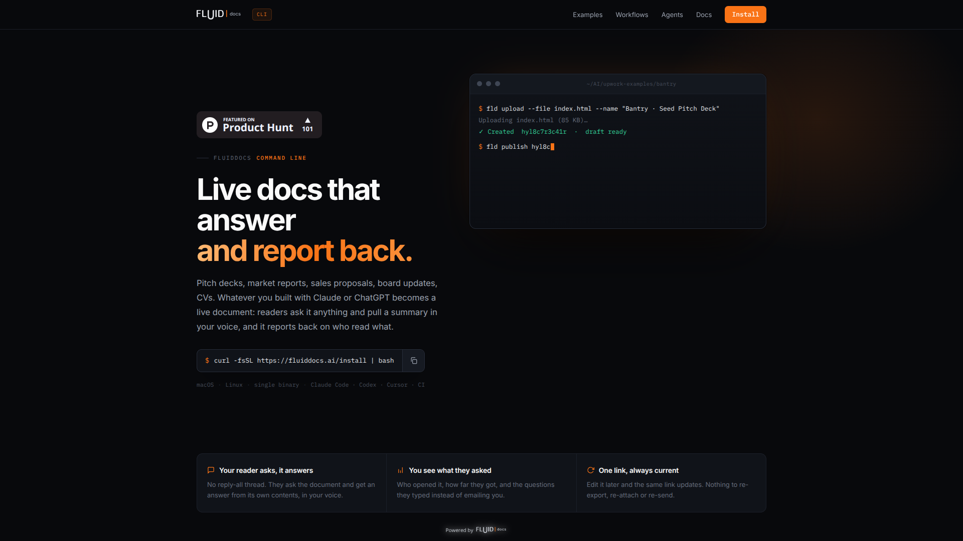 FluidDocs CLI screenshot