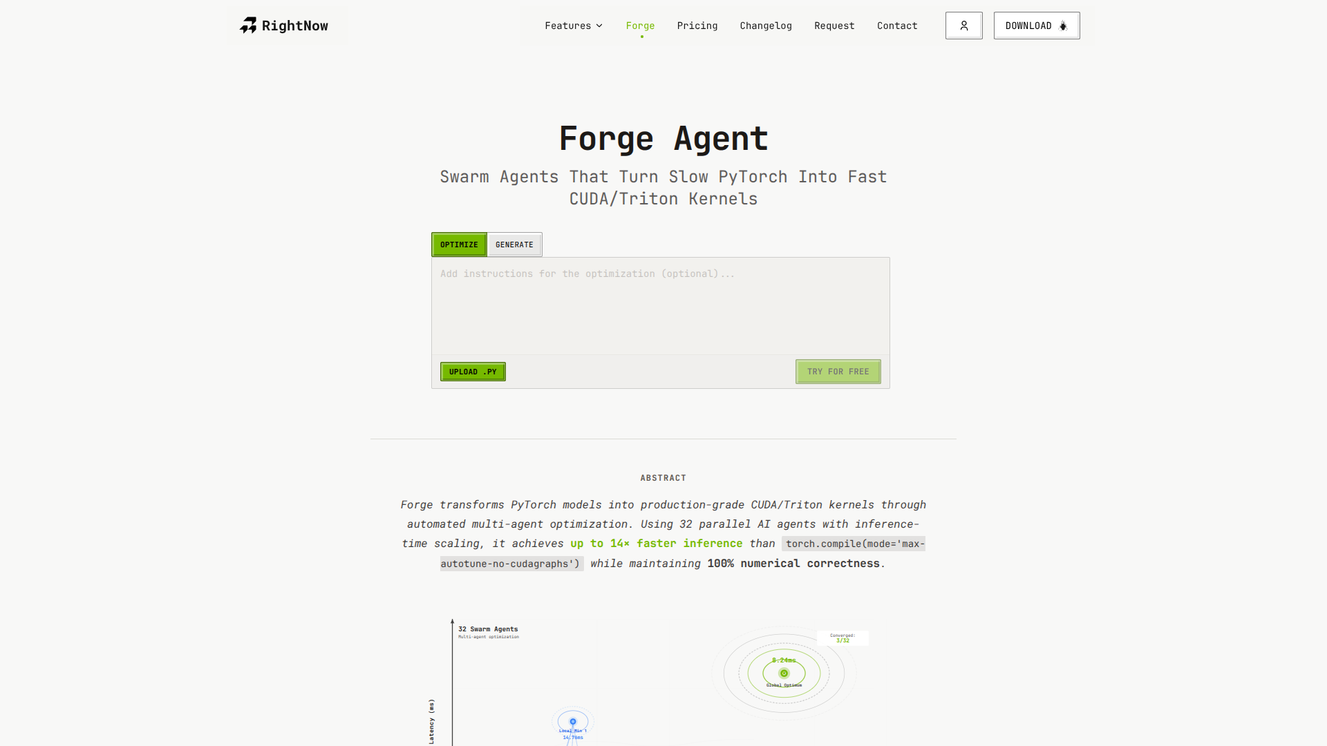 Forge Agent screenshot